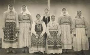 women in traditional costume