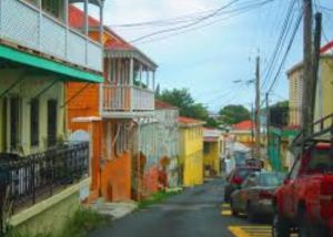 the town of Charlotte Amalie