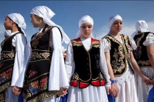 Muslim fashion show in Bishkek