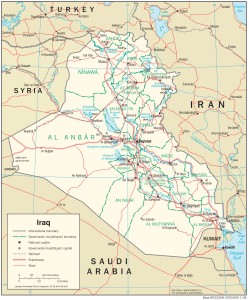 map of Iraq