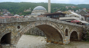 This bridge in Prizren was built in the 1300s, long before America was even a twinkle in Amerigo Vespucci's eye